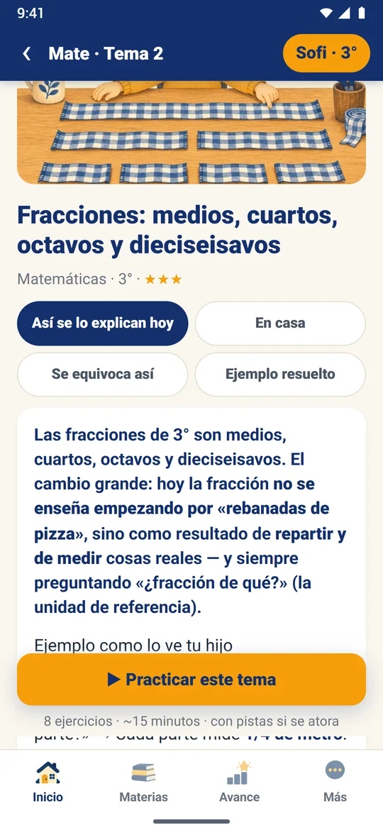Así se lo explican hoy
