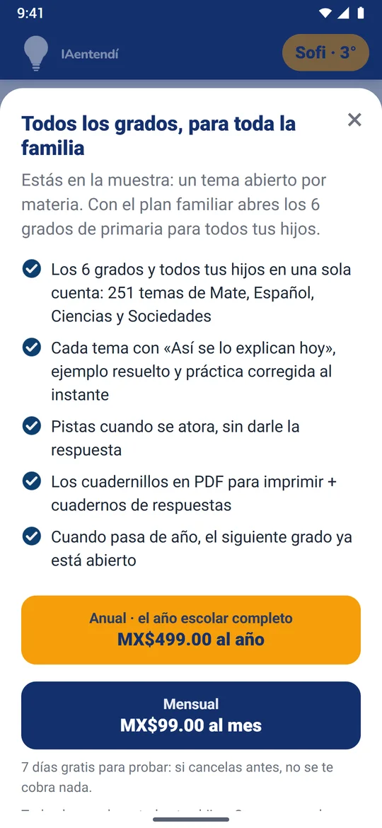 Plan familiar